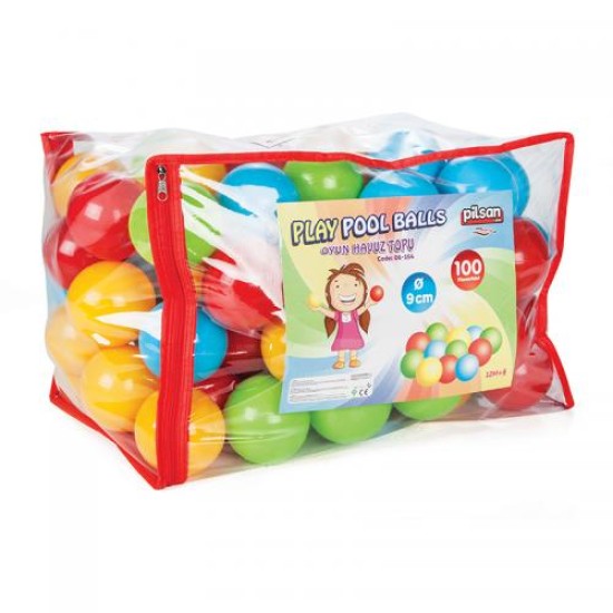 Pilsan - Топки за игра 9см (100 бр. в плик) - 06154