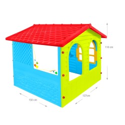 Mochtoys - ГОЛЯМА КЪЩА С ДЪСКА ЗА РИСУВАНЕ 12241 