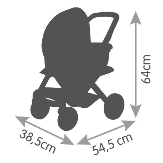 Smoby - Количка за кукли МAXI-COSI QUINNY 3 в 1 - МЕНТА Smoby - Количка за кукли МAXI-COSI QUINNY 3 в 1 - МЕНТА