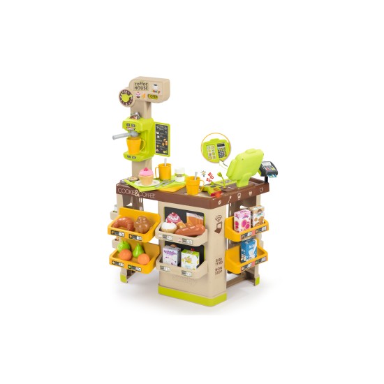 SMOBY - Детски магазин за кафе със звуци и аксесоари