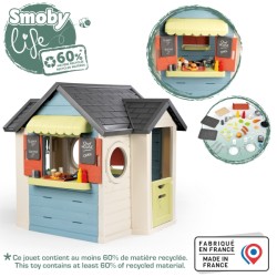 SMOBY- Детска градинска къща - ресторант CHEF PLAYHOUSE