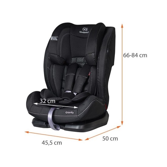KinderKraft - Столче за кола GRAVITY 9-36 кг - Сиво KinderKraft - Столче за кола GRAVITY 9-36 кг - Сиво