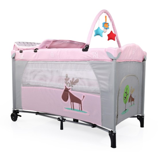 Moni - Кошара на 2 нивa HAPPY BABY - Розова Moni - Кошара на 2 нивa HAPPY BABY - Розова