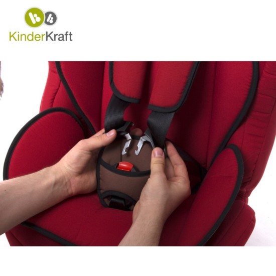 KinderKraft - Столче за кола SAFETY FIX 9-36 кг - Червено KinderKraft - Столче за кола SAFETY FIX 9-36 кг - Червено