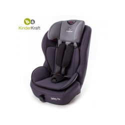 KinderKraft - Столче за кола SAFETY FIX 9-36 кг - Сиво