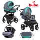 Buba - Бебешка количка 3в1 Buba Bella 755, Pewter-Green