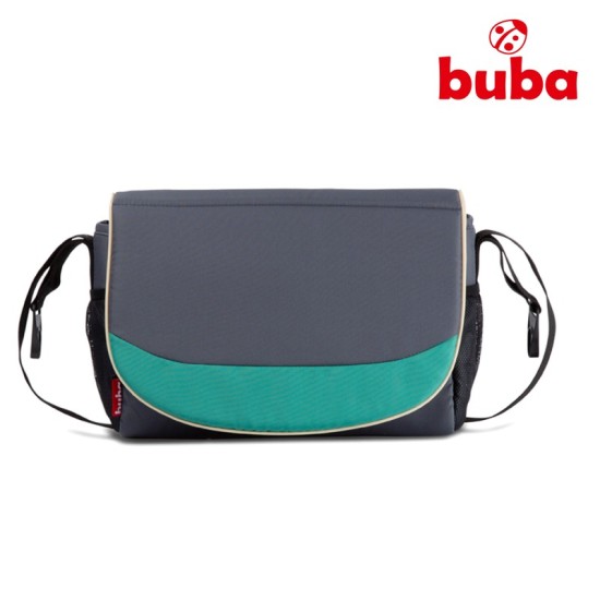 Buba - Бебешка количка 3в1 Buba Bella 755, Pewter-Green
