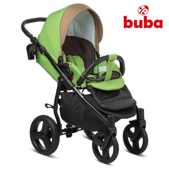 Buba - Бебешка количка 3в1 Buba Bella 757, Green Buba - Бебешка количка 3в1 Buba Bella 757, Green