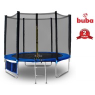 BUBA - Детски батут Buba 10FT (305 см) с мрежа и стълба BUBA - Детски батут Buba 10FT (305 см) с мрежа и стълба