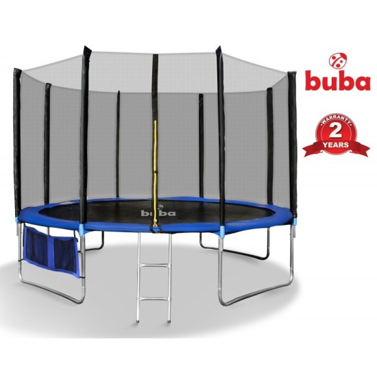 BUBA - Детски батут Buba 12FT (366 см) с мрежа и стълба