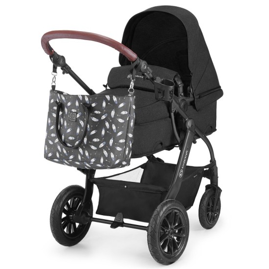 KinderKraft - Бебешка количка KinderKraft Xmoov, 3в1, Черна