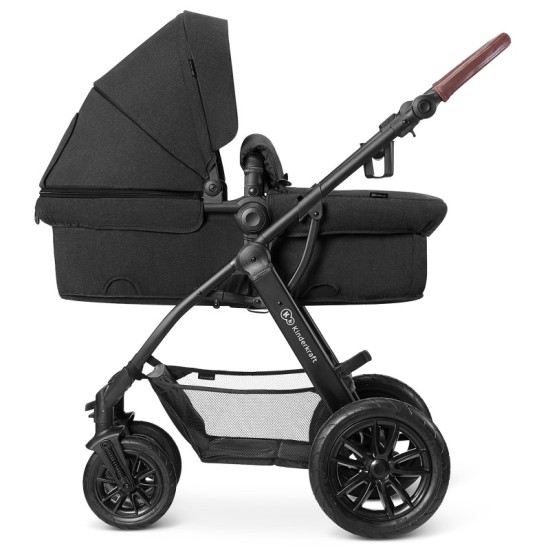 KinderKraft - Бебешка количка KinderKraft Xmoov, 3в1, Черна