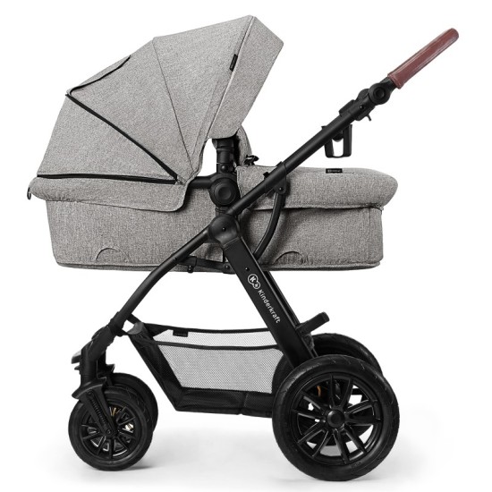 KinderKraft - Бебешка количка KinderKraft Xmoov, 3в1, Сива