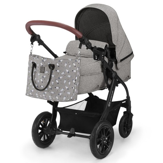 KinderKraft - Бебешка количка KinderKraft Xmoov, 3в1, Сива