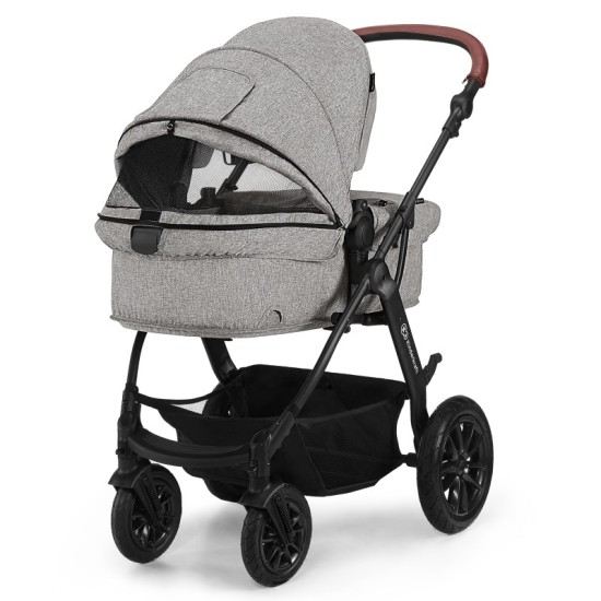 KinderKraft - Бебешка количка KinderKraft Xmoov, 3в1, Сива