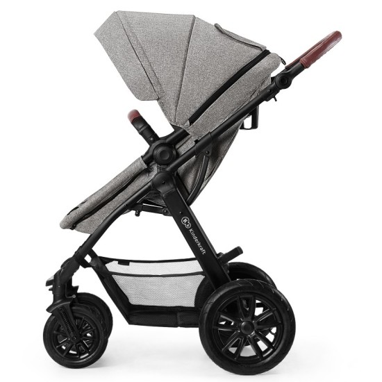 KinderKraft - Бебешка количка KinderKraft Xmoov, 3в1, Сива