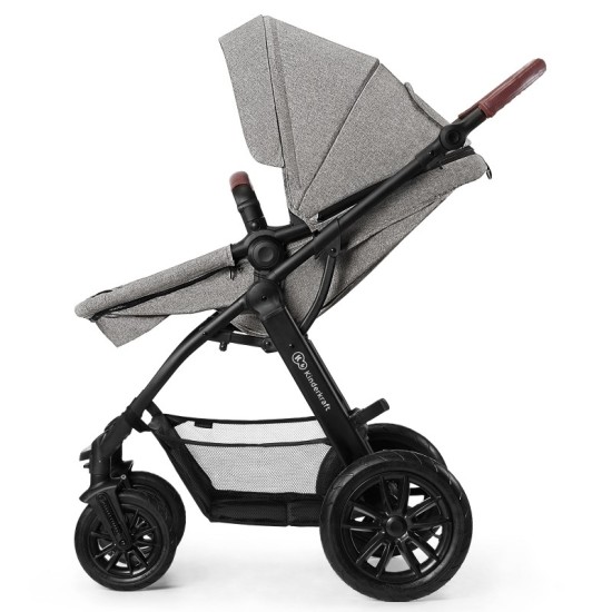 KinderKraft - Бебешка количка KinderKraft Xmoov, 3в1, Сива