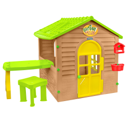 Mochtoys - КЪЩА С МАСА И СТОЛ 12240