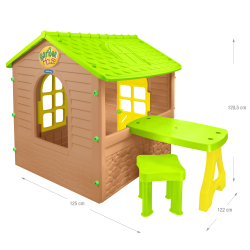 Mochtoys - КЪЩА С МАСА И СТОЛ 12240