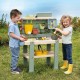 Smoby Life Детска кухня за игра с кал и природни елементи Mud Kitchen