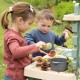 Smoby Life Детска кухня за игра с кал и природни елементи Mud Kitchen
