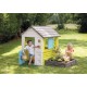 Smoby Детска къщичка с пясъчник и градинка Square House