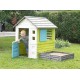 Smoby Детска къщичка с пясъчник и градинка Square House
